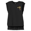 Women's Flowy Muscle Tee With Rolled Cuffs Thumbnail