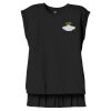 Women's Flowy Muscle Tee With Rolled Cuffs Thumbnail