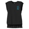 Women's Flowy Muscle Tee With Rolled Cuffs Thumbnail