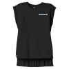 Women's Flowy Muscle Tee With Rolled Cuffs Thumbnail