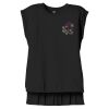 Women's Flowy Muscle Tee With Rolled Cuffs Thumbnail