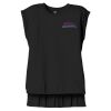 Women's Flowy Muscle Tee With Rolled Cuffs Thumbnail