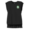 Women's Flowy Muscle Tee With Rolled Cuffs Thumbnail