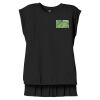 Women's Flowy Muscle Tee With Rolled Cuffs Thumbnail