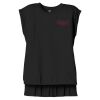 Women's Flowy Muscle Tee With Rolled Cuffs Thumbnail