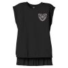 Women's Flowy Muscle Tee With Rolled Cuffs Thumbnail