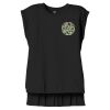 Women's Flowy Muscle Tee With Rolled Cuffs Thumbnail