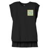 Women's Flowy Muscle Tee With Rolled Cuffs Thumbnail