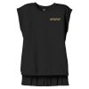 Women's Flowy Muscle Tee With Rolled Cuffs Thumbnail