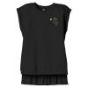 Women's Flowy Muscle Tee With Rolled Cuffs Thumbnail