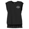 Women's Flowy Muscle Tee With Rolled Cuffs Thumbnail