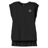 Women's Flowy Muscle Tee With Rolled Cuffs Thumbnail