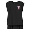 Women's Flowy Muscle Tee With Rolled Cuffs Thumbnail