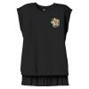 Women's Flowy Muscle Tee With Rolled Cuffs Thumbnail