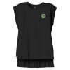 Women's Flowy Muscle Tee With Rolled Cuffs Thumbnail