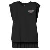 Women's Flowy Muscle Tee With Rolled Cuffs Thumbnail