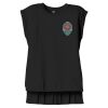 Women's Flowy Muscle Tee With Rolled Cuffs Thumbnail