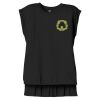 Women's Flowy Muscle Tee With Rolled Cuffs Thumbnail