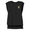 Women's Flowy Muscle Tee With Rolled Cuffs Thumbnail