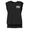Women's Flowy Muscle Tee With Rolled Cuffs Thumbnail
