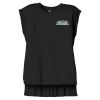 Women's Flowy Muscle Tee With Rolled Cuffs Thumbnail