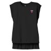 Women's Flowy Muscle Tee With Rolled Cuffs Thumbnail