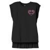 Women's Flowy Muscle Tee With Rolled Cuffs Thumbnail