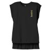 Women's Flowy Muscle Tee With Rolled Cuffs Thumbnail