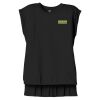 Women's Flowy Muscle Tee With Rolled Cuffs Thumbnail