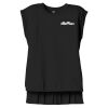Women's Flowy Muscle Tee With Rolled Cuffs Thumbnail