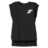 Women's Flowy Muscle Tee With Rolled Cuffs Thumbnail