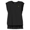 Women's Flowy Muscle Tee With Rolled Cuffs Thumbnail