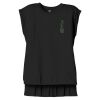 Women's Flowy Muscle Tee With Rolled Cuffs Thumbnail
