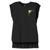 Women's Flowy Muscle Tee With Rolled Cuffs Thumbnail