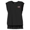 Women's Flowy Muscle Tee With Rolled Cuffs Thumbnail