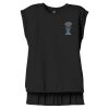 Women's Flowy Muscle Tee With Rolled Cuffs Thumbnail