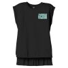 Women's Flowy Muscle Tee With Rolled Cuffs Thumbnail