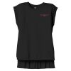 Women's Flowy Muscle Tee With Rolled Cuffs Thumbnail