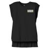 Women's Flowy Muscle Tee With Rolled Cuffs Thumbnail
