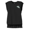 Women's Flowy Muscle Tee With Rolled Cuffs Thumbnail