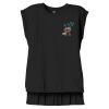 Women's Flowy Muscle Tee With Rolled Cuffs Thumbnail