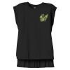Women's Flowy Muscle Tee With Rolled Cuffs Thumbnail