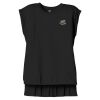 Women's Flowy Muscle Tee With Rolled Cuffs Thumbnail