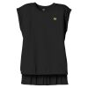 Women's Flowy Muscle Tee With Rolled Cuffs Thumbnail