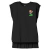 Women's Flowy Muscle Tee With Rolled Cuffs Thumbnail