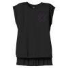 Women's Flowy Muscle Tee With Rolled Cuffs Thumbnail