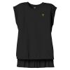 Women's Flowy Muscle Tee With Rolled Cuffs Thumbnail