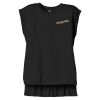 Women's Flowy Muscle Tee With Rolled Cuffs Thumbnail