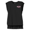Women's Flowy Muscle Tee With Rolled Cuffs Thumbnail