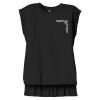 Women's Flowy Muscle Tee With Rolled Cuffs Thumbnail